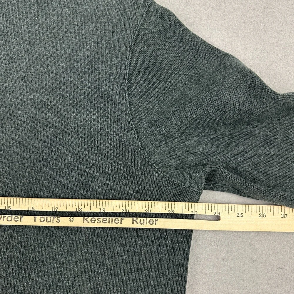 Vintage Polo Ralph Lauren Sweater Men Large Gray Crewneck Pullover Pony Cotton *